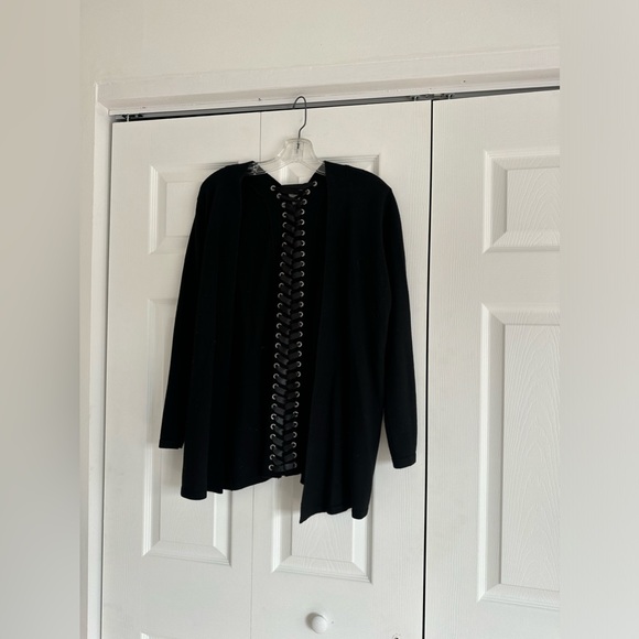 Black knit cardigan - Picture 3 of 4